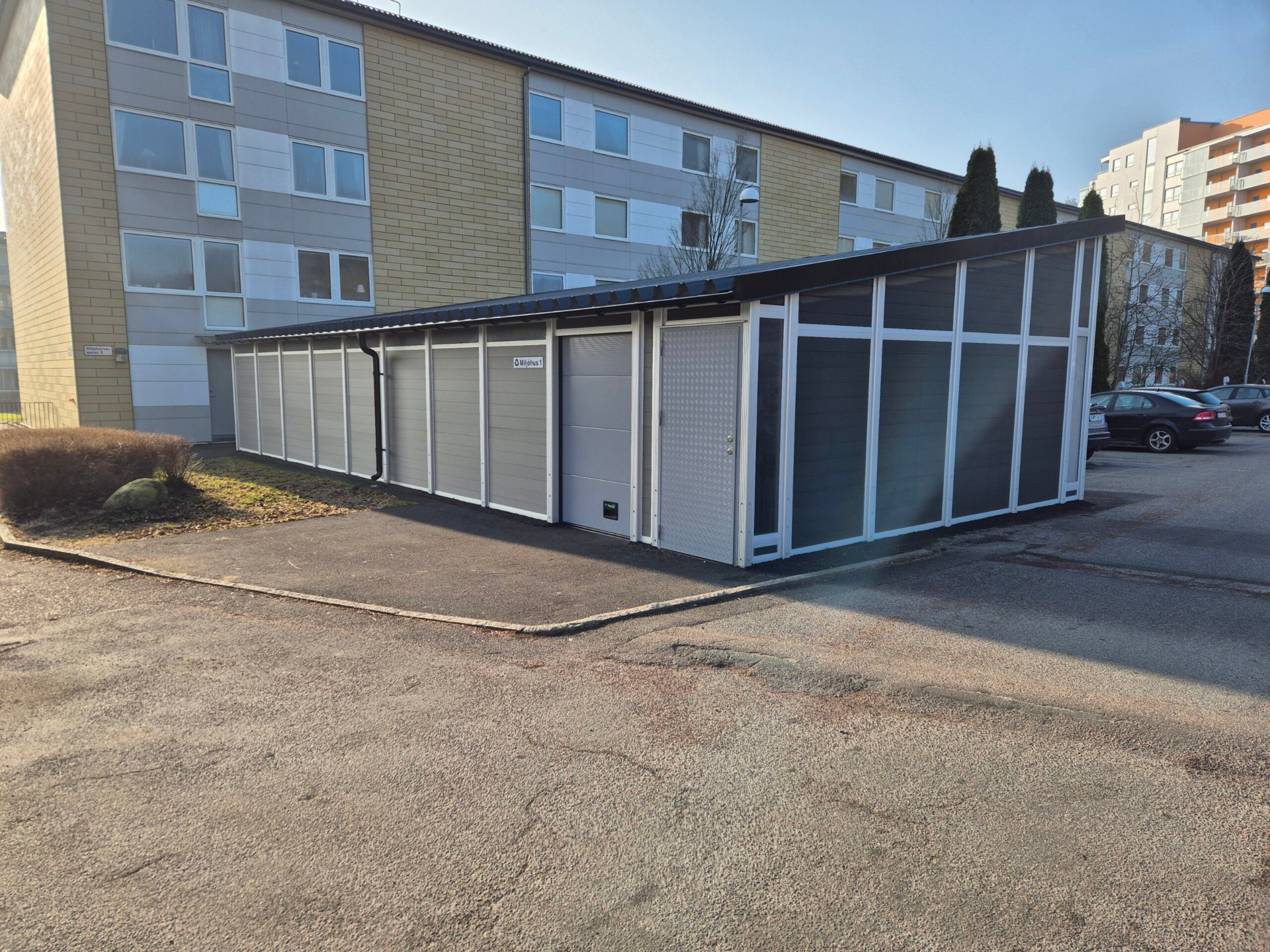 Installation af miljøhus